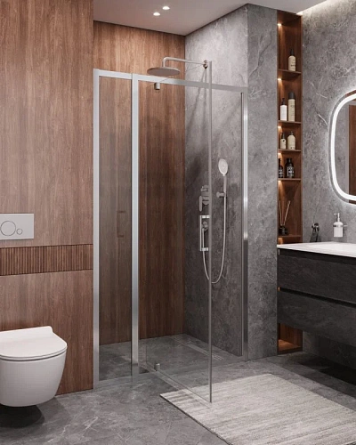 Душевая дверь CEZARES MOLVENO-BA-11-80+30-C-Cr-IV 110 см Душевая дверь CEZARES MOLVENO-BA-11-80+30-C-Cr-IV 110 см