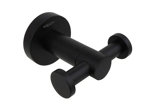 Крючок Aquatek ВЕГА AQ4002MB черный матовый Крючок Aquatek ВЕГА AQ4002MB черный матовый