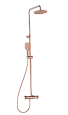 Душевая система AQUAme AQM8011BC со смесителем и изливом, лейка 3 режима 1100-1500мм, медь шлифованная Душевая система AQUAme AQM8011BC со смесителем и изливом, лейка 3 режима 1100-1500мм, медь шлифованная