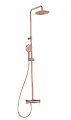 Душевая система AQUAme AQM8011BC со смесителем и изливом, лейка 3 режима 1100-1500мм, медь шлифованная Душевая система AQUAme AQM8011BC со смесителем и изливом, лейка 3 режима 1100-1500мм, медь шлифованная