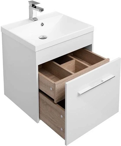 Комплект мебели Aquanet Августа 58 белый 00225249 Комплект мебели Aquanet Августа 58 белый 00225249