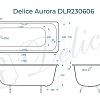 Ванна чугунная Delice Aurora 1700х750 DLR230606 Ванна чугунная Delice Aurora 1700х750 DLR230606