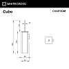 Ершик для унитаза WHITECROSS Cubo CU2472GM оружейная сталь Ершик для унитаза WHITECROSS Cubo CU2472GM оружейная сталь