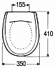 Картинка анонса товара «крышка-сиденье gustavsberg basic gb1919901201 для унитаза, standart, цвет белый»