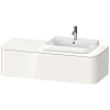 Картинка анонса товара «тумба под раковину duravit happy d.2 plus hp4932r2222 подвесная 130 см белая»