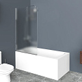Шторка на ванну BelBagno UNO-V-1-90/150-P-Cr-L Шторка на ванну BelBagno UNO-V-1-90/150-P-Cr-L