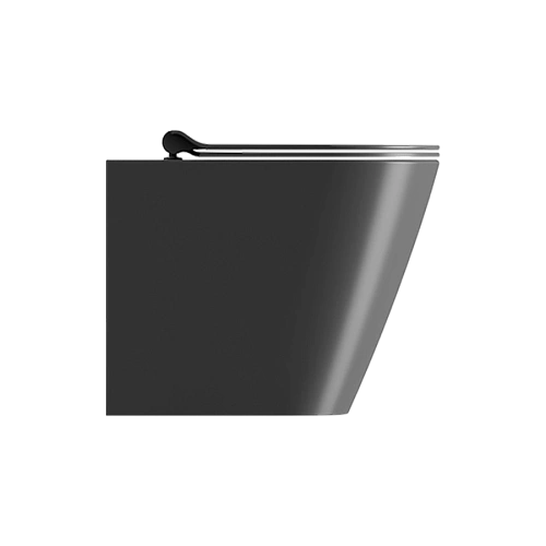 Унитаз приставной GSI KUBE X безободковый Swirlflush черный матовый (941026) без сиденья Унитаз приставной GSI KUBE X безободковый Swirlflush черный матовый (941026) без сиденья