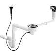 Сифон для кухни Hansgrohe с одной чашей D16-11 43937000, хром Сифон для кухни Hansgrohe с одной чашей D16-11 43937000, хром