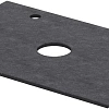 Столешница Aquanet Flat 70 00345779 графит, с отверстием слева Столешница Aquanet Flat 70 00345779 графит, с отверстием слева