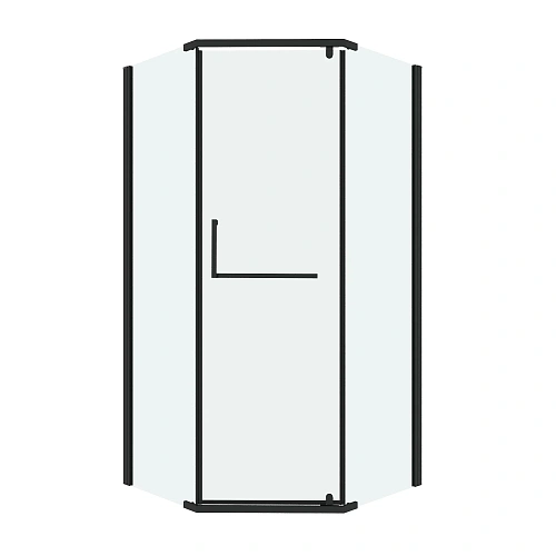 Душевой уголок GROSSMAN Pragma 302.K33.03.1010.21.00 (100x100x195) трапеция,распашн,черн.матов,стекло прозрач Душевой уголок GROSSMAN Pragma 302.K33.03.1010.21.00 (100x100x195) трапеция,распашн,черн.матов,стекло прозрач