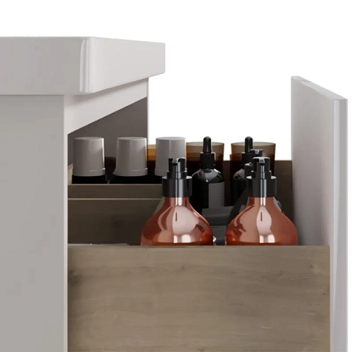 Тумба под раковину DREJA PERFECTO, 70 см, подвесная, 1 ящик, push-to-open, белый глянец 99.0807 Тумба под раковину DREJA PERFECTO, 70 см, подвесная, 1 ящик, push-to-open, белый глянец 99.0807