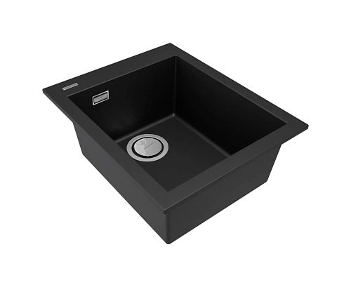 Кухонная мойка Paulmark DECORATION 41 PM934150-AN, ANTRACITE, 410х500 мм Кухонная мойка Paulmark DECORATION 41 PM934150-AN, ANTRACITE, 410х500 мм