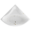 Картинка анонса товара «акриловая ванна excellent glamour 150x150 nano (золото) waex.gla15.nano.gl»
