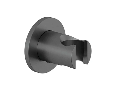 Держатель ручного душа Kludi A QA 65557N2-00 оружейная сталь Держатель ручного душа Kludi A QA 65557N2-00 оружейная сталь