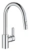 Смеситель для кухни GROHE Eurostyle Cosmopolitan, высокий излив, хром (31482003)