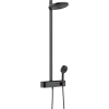 Душевая система Hansgrohe Pulsify S Showerpipe 260 2jet с термостатом для ванны 24241670, матовый че Душевая система Hansgrohe Pulsify S Showerpipe 260 2jet с термостатом для ванны 24241670, матовый че