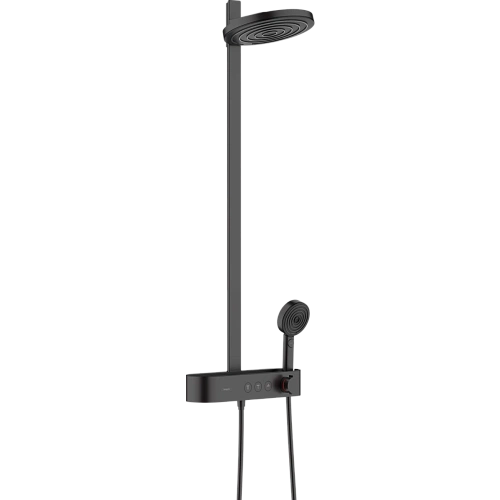 Душевая система Hansgrohe Pulsify S Showerpipe 260 2jet с термостатом для ванны 24241670, матовый че Душевая система Hansgrohe Pulsify S Showerpipe 260 2jet с термостатом для ванны 24241670, матовый че