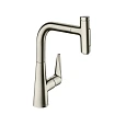 Смеситель для кухни Hansgrohe 220, с вытяжным душем, 2jet, sBox 73868800, под сталь Смеситель для кухни Hansgrohe 220, с вытяжным душем, 2jet, sBox 73868800, под сталь