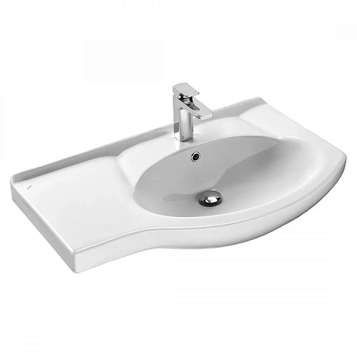 Раковина Santek КОРАЛЛ 83 (крыло слева) 1WH110225 1.WH11.0.225 Раковина Santek КОРАЛЛ 83 (крыло слева) 1WH110225 1.WH11.0.225