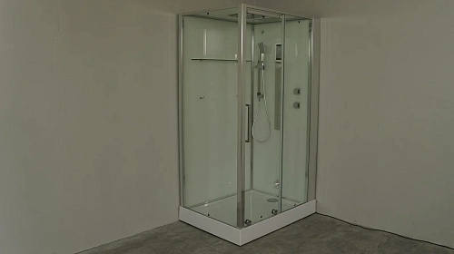 Душевая кабина Timo Premium HELMA (90x120x220) H-520R-T-CH/C стульчик прозрачный Душевая кабина Timo Premium HELMA (90x120x220) H-520R-T-CH/C стульчик прозрачный