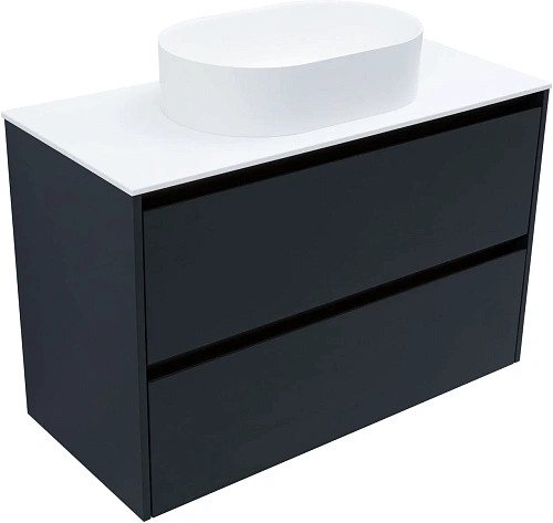 Тумба под раковину Allen Brau Activity 100 1.34014.AM антрацит матовый/олива брашированная Тумба под раковину Allen Brau Activity 100 1.34014.AM антрацит матовый/олива брашированная