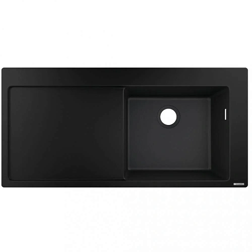 Кухонная мойка Hansgrohe 450 с крылом S514-F450 43314170, черный графит встраиваемая Кухонная мойка Hansgrohe 450 с крылом S514-F450 43314170, черный графит встраиваемая