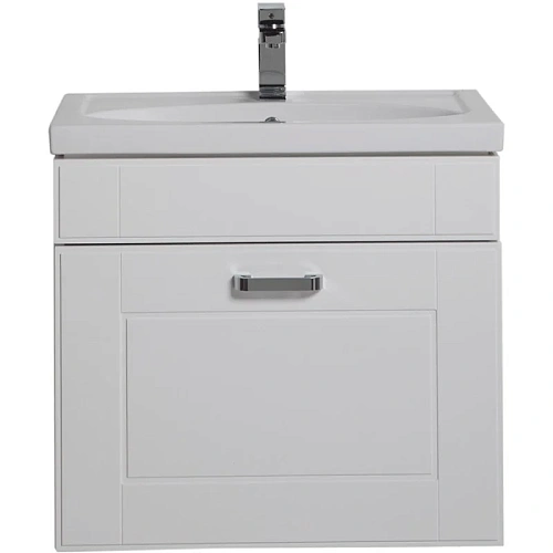 Комплект мебели Aquanet Рондо 60 белый (1 ящик, зеркало камерино) 00195697 Комплект мебели Aquanet Рондо 60 белый (1 ящик, зеркало камерино) 00195697