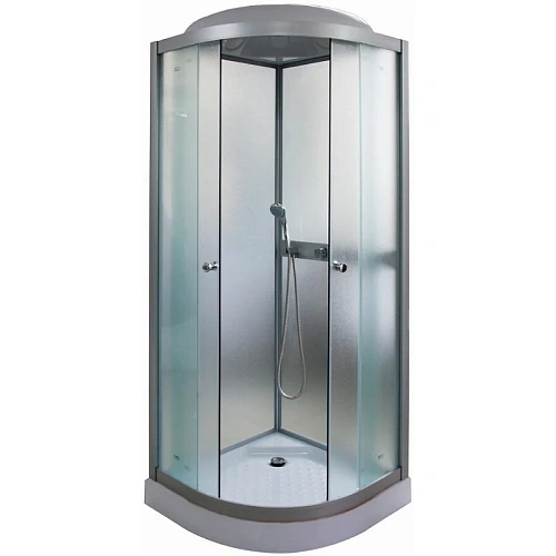 Душевая кабина Parly F811 800x800 профиль хром, стекло матовое (жемчужное) Душевая кабина Parly F811 800x800 профиль хром, стекло матовое (жемчужное)