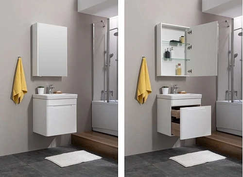 Комплект мебели Aquanet София 60 белый 00203649 Комплект мебели Aquanet София 60 белый 00203649