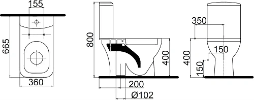 Унитаз напольный STWORKI Берген SET3604-0106-001-1-0000 с сиденьем микролифт 579229 компакт Унитаз напольный STWORKI Берген SET3604-0106-001-1-0000 с сиденьем микролифт 579229 компакт