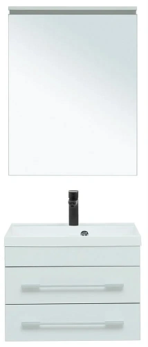 Комплект мебели Aquanet Верона 58 New белый матовый 00281102 Комплект мебели Aquanet Верона 58 New белый матовый 00281102