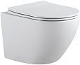 Унитаз подвесной Aquanet Rimless Cetus 2.0 W LX-1901 с сиденьем Унитаз подвесной Aquanet Rimless Cetus 2.0 W LX-1901 с сиденьем