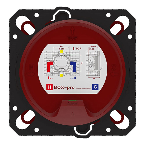 Смеситель для душа Vincea VSCV-321TMB встраиваемый, термостатический, черный Смеситель для душа Vincea VSCV-321TMB встраиваемый, термостатический, черный