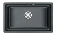 Кухонная мойка Granula KS-7303U, ШВАРЦ (чёрный металлик), кварц 730х450 Кухонная мойка Granula KS-7303U, ШВАРЦ (чёрный металлик), кварц 730х450