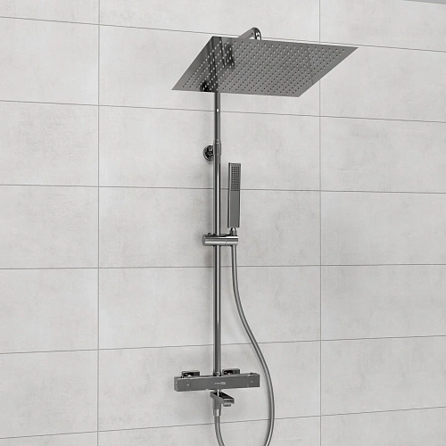 Душевая система WasserKRAFT A199.119.103.087.CH Thermo с термостатом хром Душевая система WasserKRAFT A199.119.103.087.CH Thermo с термостатом хром