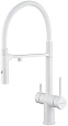 Смеситель для кухни Paulmark MAGNETO Starke, Ma213118-431TW, с гибким изливом, белый под фильтр Смеситель для кухни Paulmark MAGNETO Starke, Ma213118-431TW, с гибким изливом, белый под фильтр