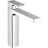 Картинка анонса товара «смеситель для раковины hansgrohe vernis shape 190, без сливной гарнитуры 71591000, хром»