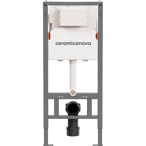 Инсталляция для унитаза Ceramica Nova Balance CN121002CH с кнопкой смыва Square хром глянцевый Инсталляция для унитаза Ceramica Nova Balance CN121002CH с кнопкой смыва Square хром глянцевый