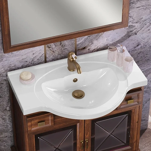 Тумба под раковину Opadiris Борджи 85, светлый орех (под раковину Santek Сенеж 87) 00-00006743 Тумба под раковину Opadiris Борджи 85, светлый орех (под раковину Santek Сенеж 87) 00-00006743