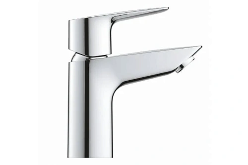 Смеситель для раковины GROHE BauEdge с рычажным донным клапаном, размер S, хром (23559001) Смеситель для раковины GROHE BauEdge с рычажным донным клапаном, размер S, хром (23559001)