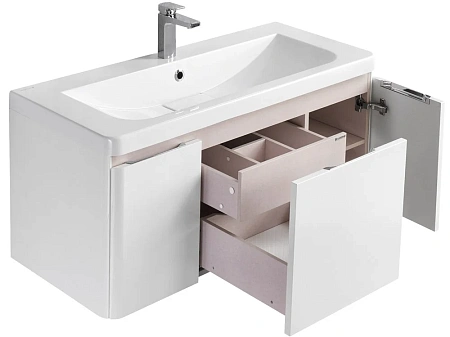 Тумба под раковину Aquaton Шерилл 105 белый 1A206301SH010 Тумба под раковину Aquaton Шерилл 105 белый 1A206301SH010