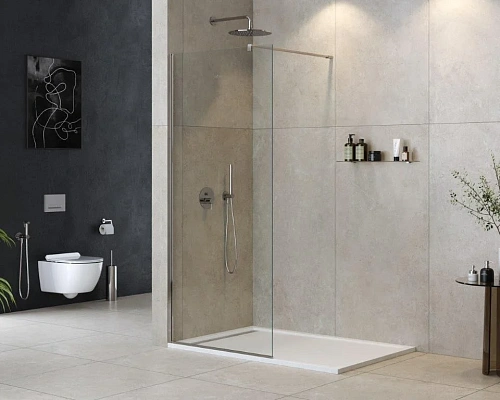 Душевая перегородка CEZARES LIBERTA-L-1-80-120-C-Cr 80см стекло прозрачное, профиль хром Душевая перегородка CEZARES LIBERTA-L-1-80-120-C-Cr 80см стекло прозрачное, профиль хром