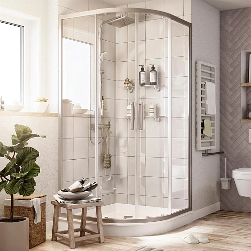 Душевой уголок STWORKI Хельсинки 90x90 см профиль хром матовый 408990 Душевой уголок STWORKI Хельсинки 90x90 см профиль хром матовый 408990