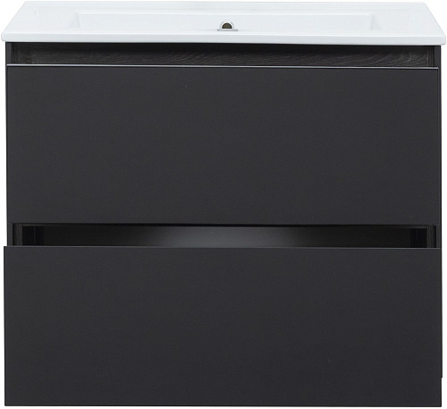Тумба под раковину Aquanet Милан 85 черный глянец 00316703 Тумба под раковину Aquanet Милан 85 черный глянец 00316703
