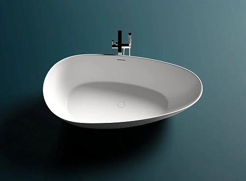 Ванна отдельностоящая Salini PAOLA IN 172x82 покраска по RAL полностью 101612SMF из искусственого камня S-Stone Ванна отдельностоящая Salini PAOLA IN 172x82 покраска по RAL полностью 101612SMF из искусственого камня S-Stone