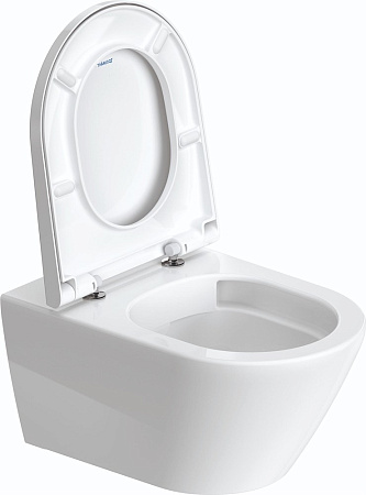 Унитаз подвесной Duravit D-Neo 45770900A1 Rimless с сиденьем микролифт Soft Close, цвет белый Унитаз подвесной Duravit D-Neo 45770900A1 Rimless с сиденьем микролифт Soft Close, цвет белый