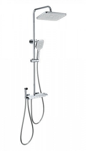 Душевая система Wonzon & Woghand с термостатом, хром (WW-B4132-A-CR) Душевая система Wonzon & Woghand с термостатом, хром (WW-B4132-A-CR)