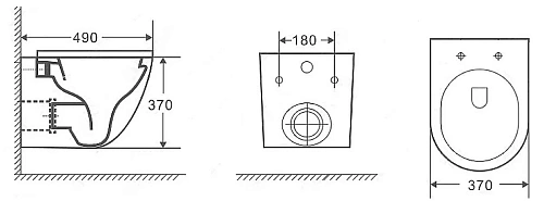 Унитаз подвесной CeramaLux 2197 MH светло-серый матовый с крышкой микролифт Унитаз подвесной CeramaLux 2197 MH светло-серый матовый с крышкой микролифт