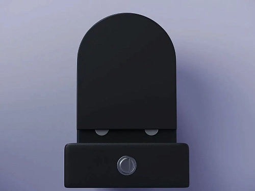 Чаша напольного унитаза Ceramica Nova METROPOL Rimless CN4001-BMB черный матовый с сиденьем Чаша напольного унитаза Ceramica Nova METROPOL Rimless CN4001-BMB черный матовый с сиденьем