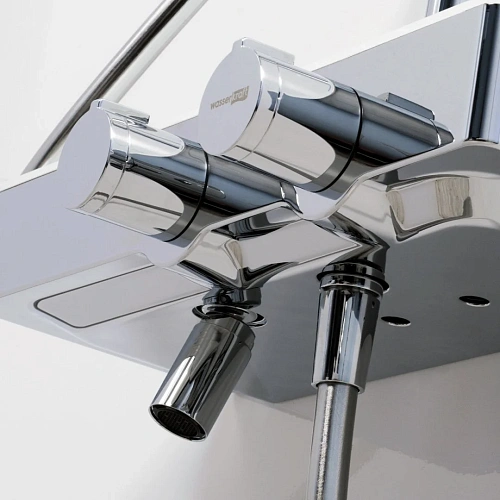 Душевая система WasserKRAFT A113.067.155.CH Thermo с термостатом хром Душевая система WasserKRAFT A113.067.155.CH Thermo с термостатом хром